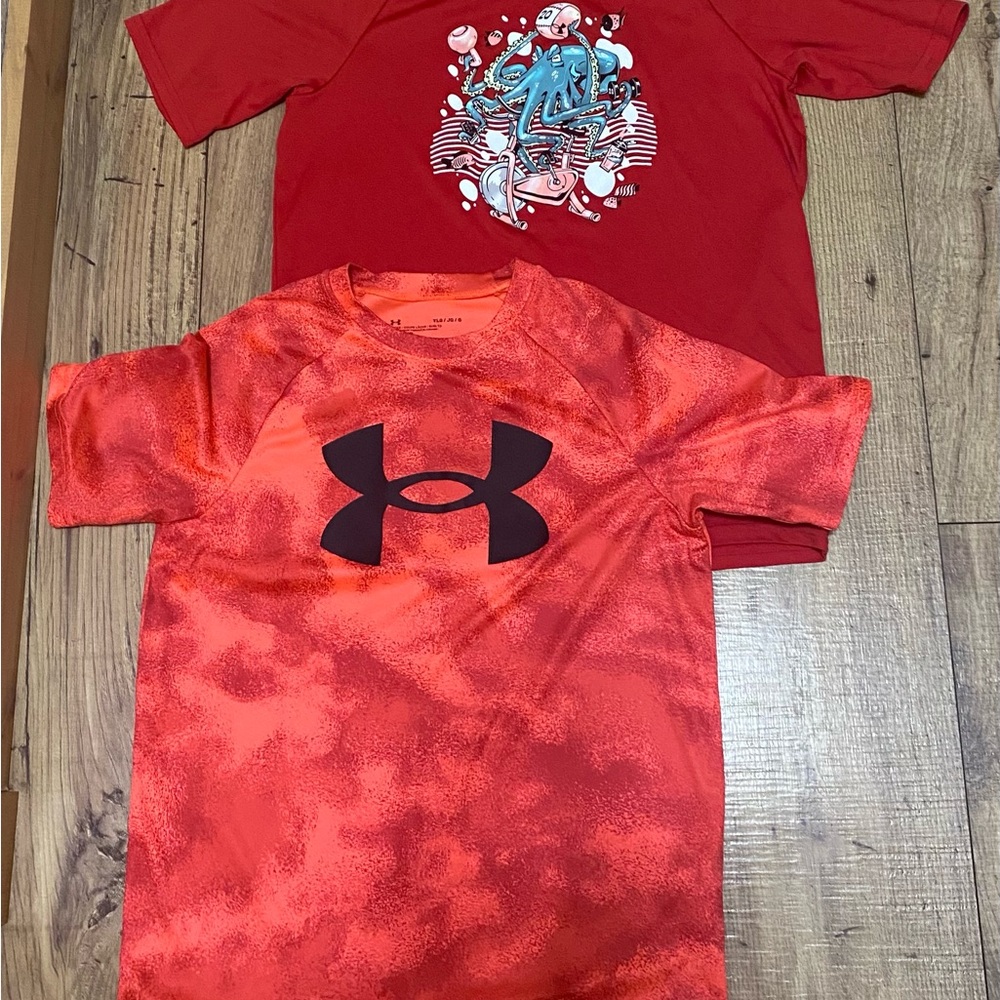 Boys UA shirts YSL